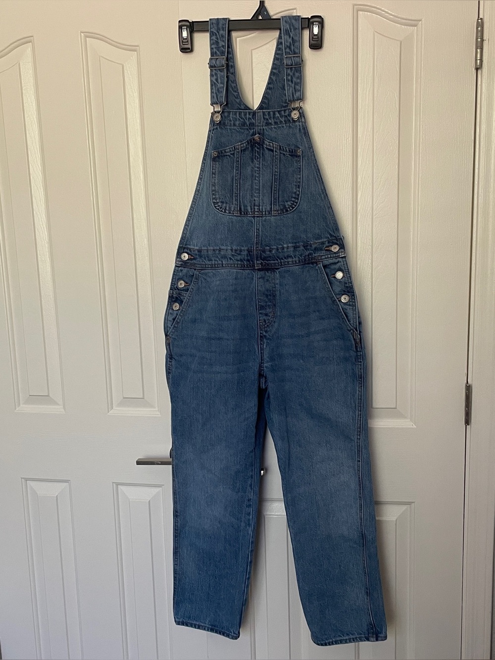 Old Navy Overalls Carpenter Denim Straight Leg